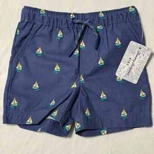 Tommy Bahama Kids Sailboat Print Shorts - Blue